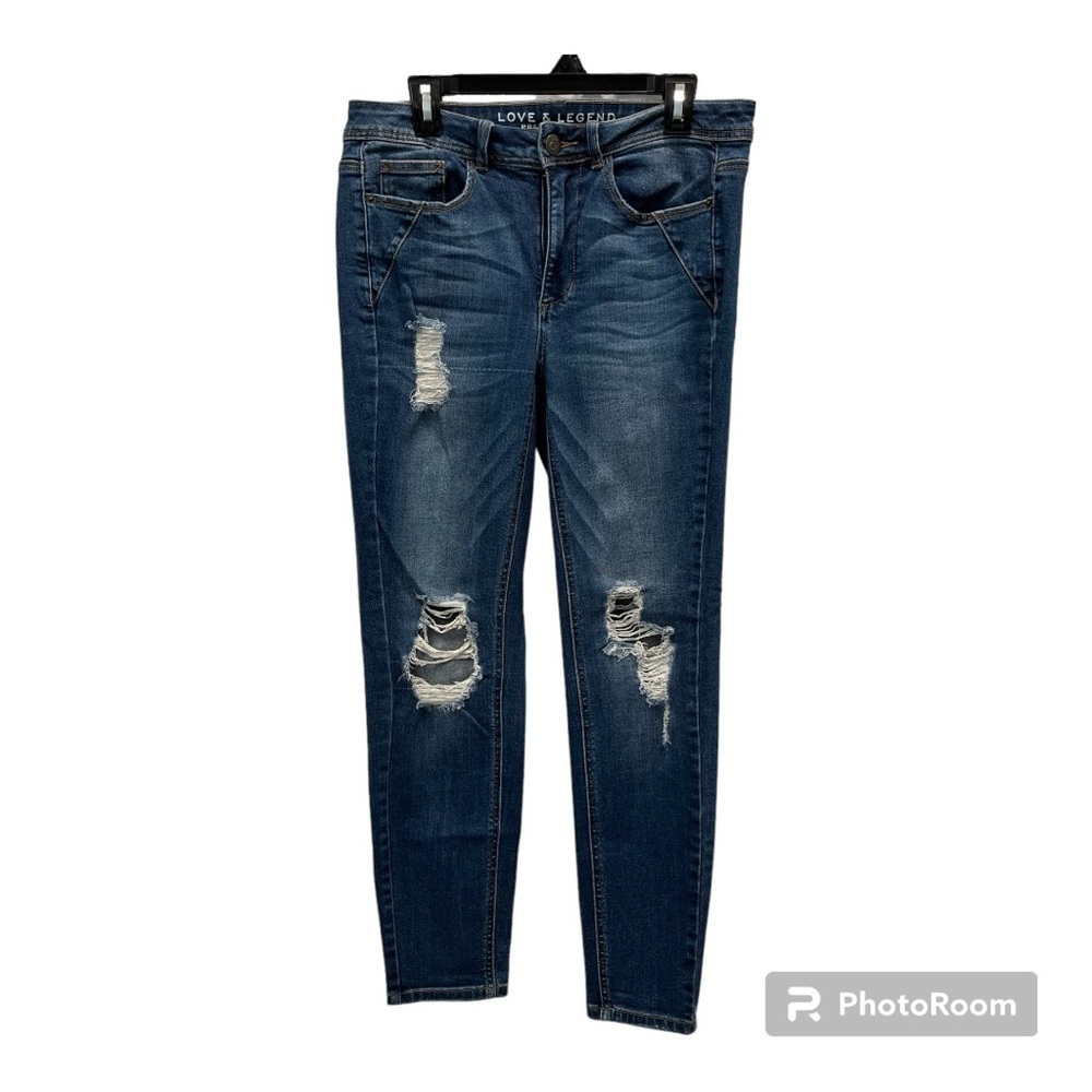 Love & Legend Premium Jeans distressed size 12